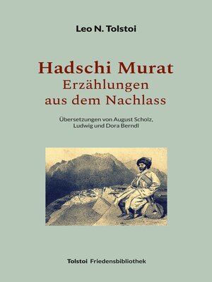 cover image of Hadschi Murat--Erzählungen aus dem Nachlass